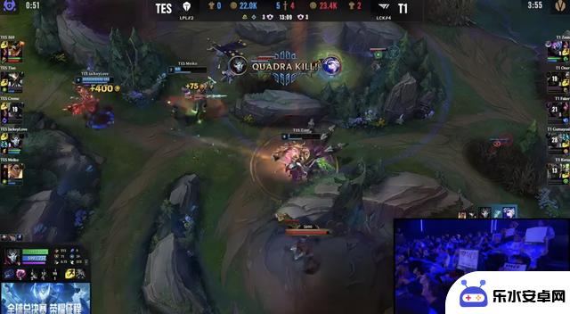 阿水烬团战四杀逆转局势，TES在LOL-S14赛季中击败T1取得首胜