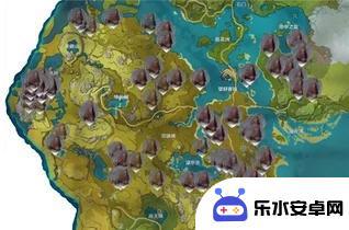 原神矿产采集点 原神矿石分布图